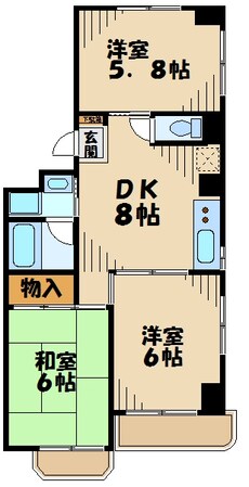 あざみ野第５エステービルの物件間取画像